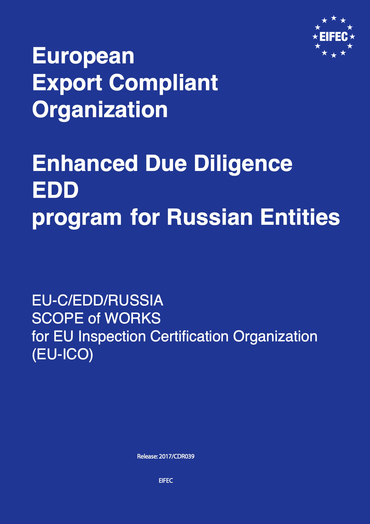 Enhanced Due Diligence Russia - Certification EIFEC